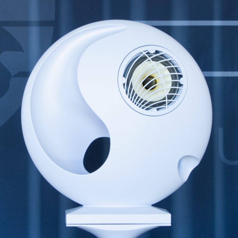 detail of high-end home hi-fi loudspeaker OYA - an Aural Sculpture by 3be audio